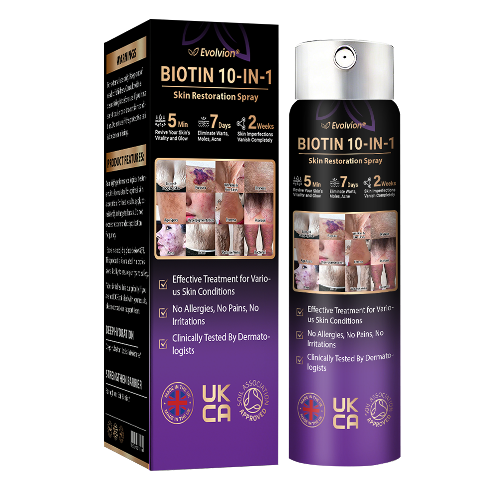 Made and shipped from the United Kingdom ✨Evolvion® Biotin 10-in-1 Skin Restoration Spray 🔥