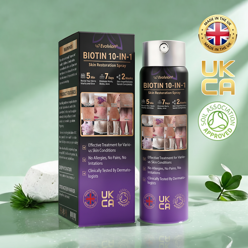 Made and shipped from the United Kingdom ✨Evolvion® Biotin 10-in-1 Skin Restoration Spray 🔥