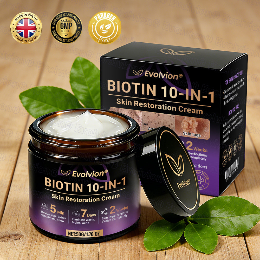 Made and Shipped from UK ✨Evolvion® Biotin 10-in-1 Skin Restoration Cream 🍀