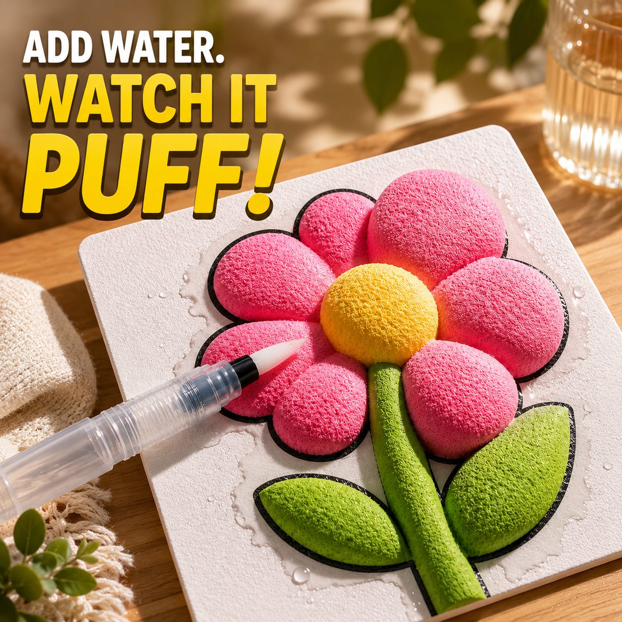 IEY® 3D Puffy Texture Paper-up