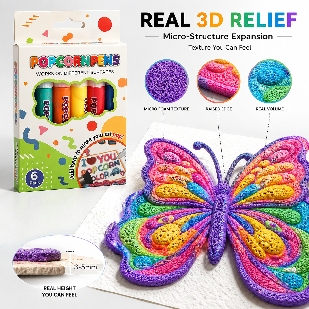 Save 50% by ordering today丨IEY® 3D Relief Art Pen – Turn Flat Drawings Into Touchable 3D Art🖼️