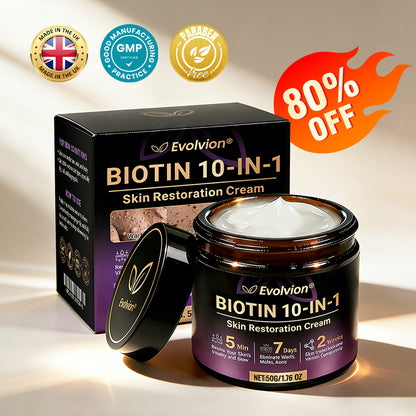 Made and Shipped from UK ✨Evolvion® Biotin 10-in-1 Skin Restoration Cream 🔥🔥