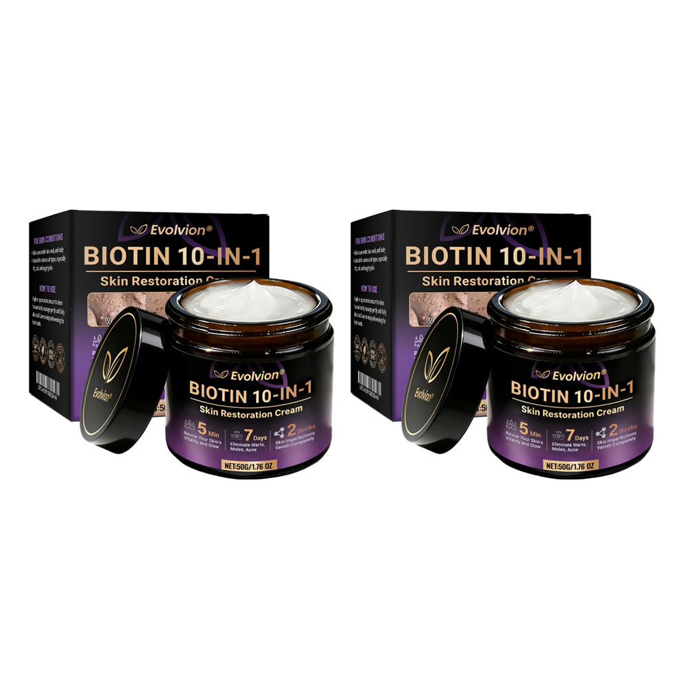 Made and Shipped from UK ✨Evolvion® Biotin 10-in-1 Skin Restoration Cream 🍀