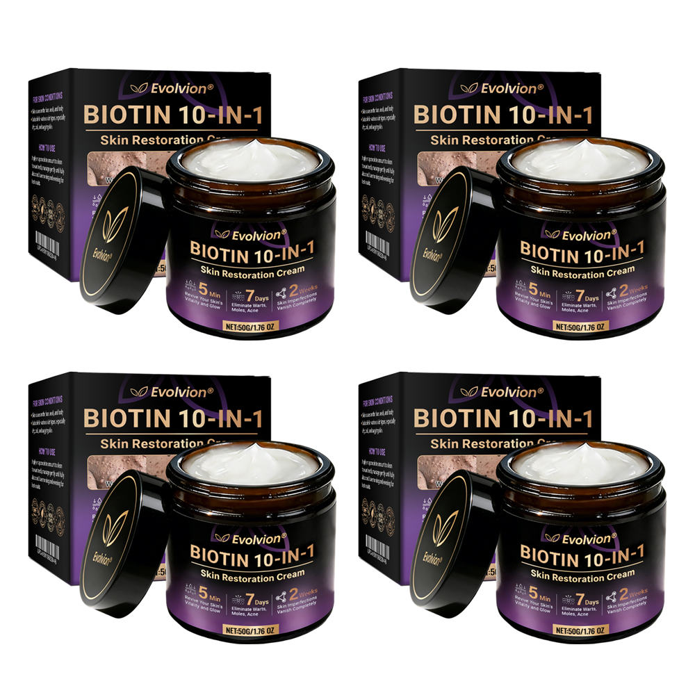 Made and Shipped from UK ✨Evolvion® Biotin 10-in-1 Skin Restoration Cream 🍀