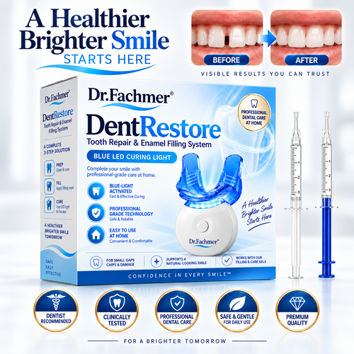 Dr.Fachmer® DentRestore Tooth Repair & Filling System🦷 🦷-up